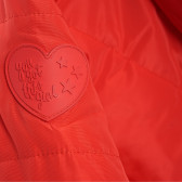 Κόκκινο μπουφάν, με κουκούλα Cool club 322002 3