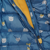 Βρεφική φόρμα Αστροναύτης με animal print, μπλε Cool club 322128 3