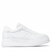 Λευκά sneakers Guess από οικολογικό δέρμα με ψηλές σόλες Guess 322376 2