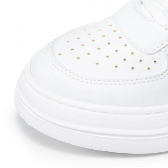 Λευκά sneakers Guess από οικολογικό δέρμα με ψηλές σόλες Guess 322381 7