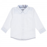 Cool club λευκό βαμβακερό πουκάμισο για μωρό Cool club 323518 