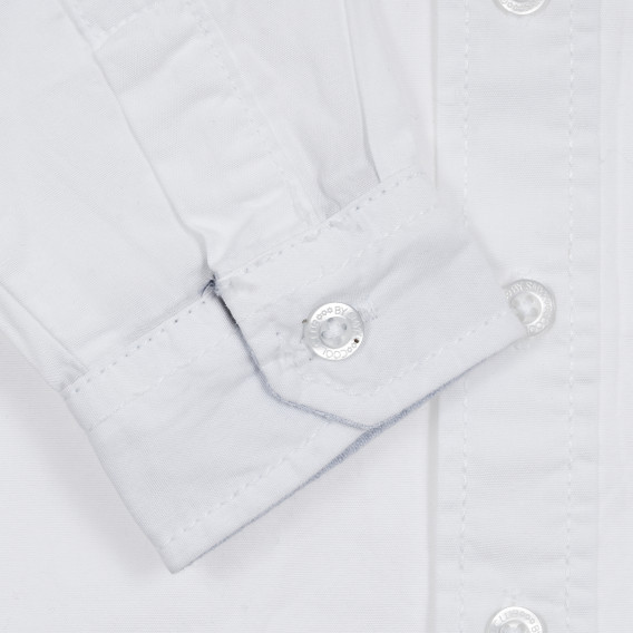 Cool club λευκό βαμβακερό πουκάμισο για μωρό Cool club 323520 3