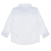 Cool club λευκό βαμβακερό πουκάμισο για μωρό Cool club 323521 4