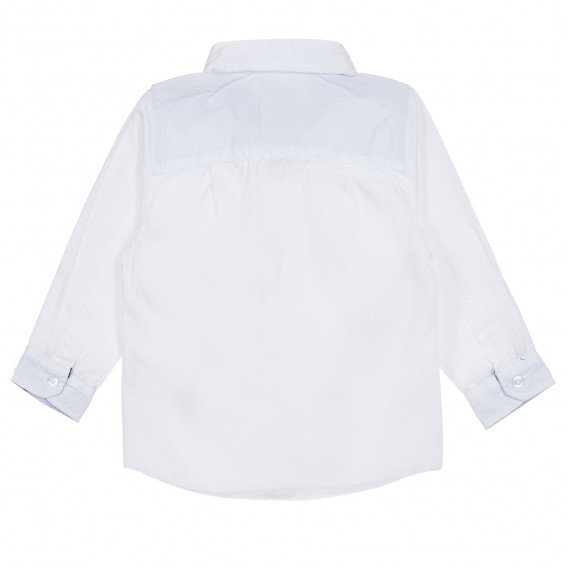 Cool club λευκό βαμβακερό πουκάμισο για μωρό Cool club 323521 4