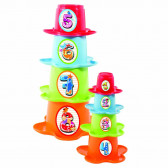 Εκπαιδευτικός πύργος με 8 μπολ για 1+ παιδιά Furkan toys 324932 6