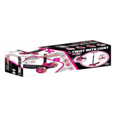 Ροζ σκούτερ με 3 ρόδες και φώτα LED για 3+ παιδιά Furkan toys 324943 2