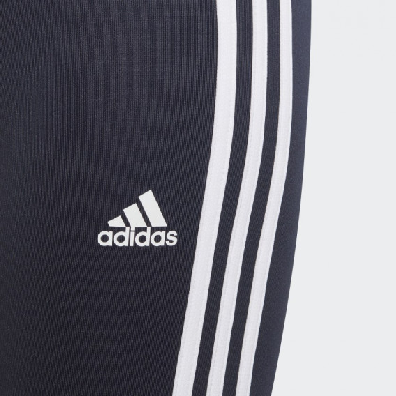 Αθλητικό κολάν Adidas σε μαύρο χρώμα με λευκές πινελιές Adidas 325031 4