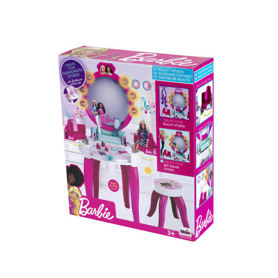Στούντιο ομορφιάς Barbie με φως και ήχο, σκαμπό και αξεσουάρ Barbie 325064 10