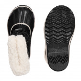 Μαύρες χειμερινές μπότες Sorel με λευκές πινελιές Sorel 325095 3