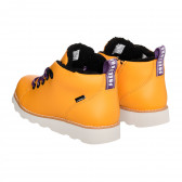 Κίτρινες χειμερινές μπότες Crown Tor με μοβ λεπτομέρειες Clarks 325317 2