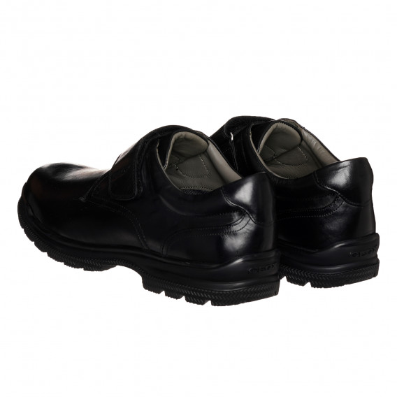 Μαύρα κομψά δερμάτινα παπούτσια για αγόρι Geox 325361 2