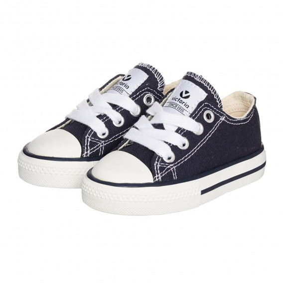 Μπλε navy sneakers με λευκές πινελιές για μωρό VICTORIA 325441 