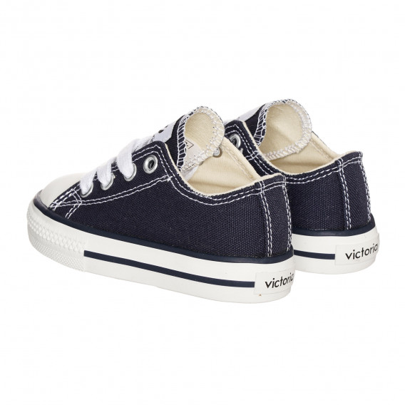 Μπλε navy sneakers με λευκές πινελιές για μωρό VICTORIA 325443 2