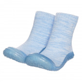 Γαλάζιες κάλτσες aqua με σόλα από καουτσούκ Playshoes 325547 