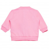 Chicco ροζ βαμβακερό φούτερ με στάμπα καρδιά Chicco 325701 4