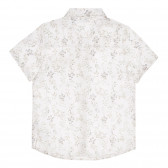 Βαμβακερό κοντομάνικο πουκάμισο με φλοράλ μοτίβα Chicco 325800 4