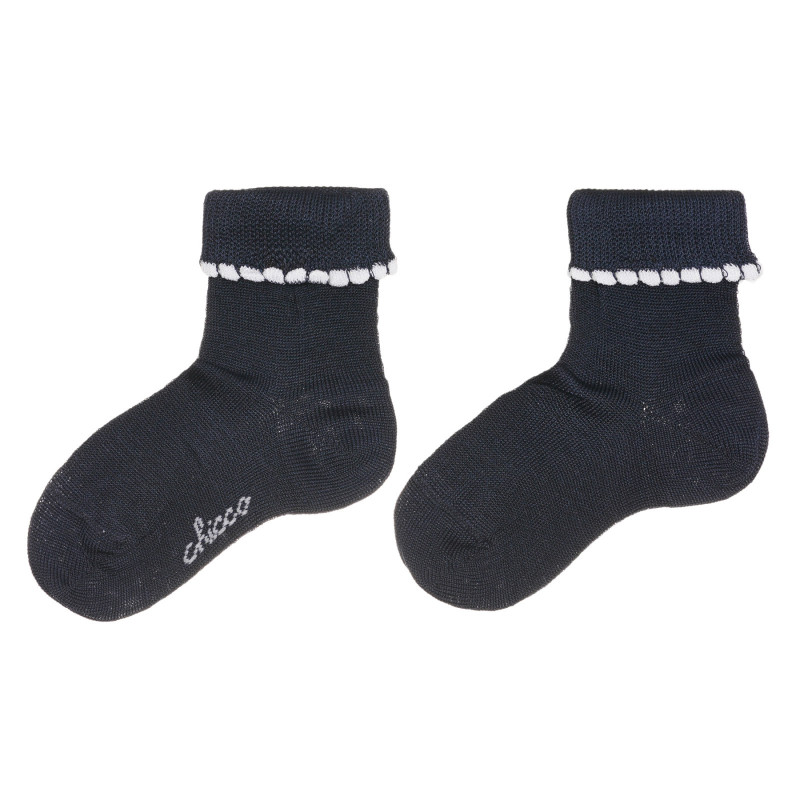 Chicco cotton blue κάλτσες με βολάν για ένα μωρό  326267