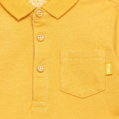 Chicco πορτοκαλί βαμβακερή μπλούζα με γιακά Chicco 326366 2