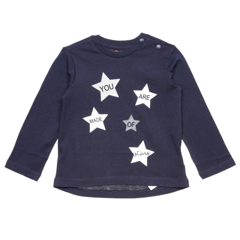 Βαμβακερή μπλούζα Chicco με αστέρια  326553
