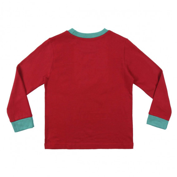 Κόκκινες βαμβακερές πιτζάμες με στάμπα Μickey Μouse. Mickey Mouse 327968 3