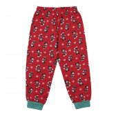 Κόκκινες βαμβακερές πιτζάμες με στάμπα Minnie Mouse. Minnie Mouse 327976 5