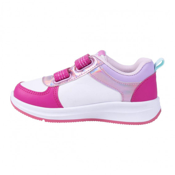Ροζ φωτεινά αθλητικά παπούτσια με απλικέ Peppa Pig Peppa pig 327998 2