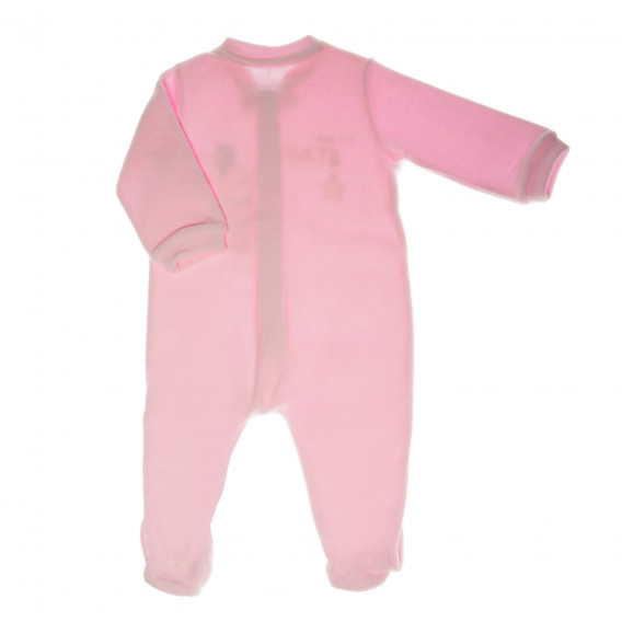 Ροζ μακρυμάνικο φορμάκι με φερμουάρ για μωρό Chicco 32817 2