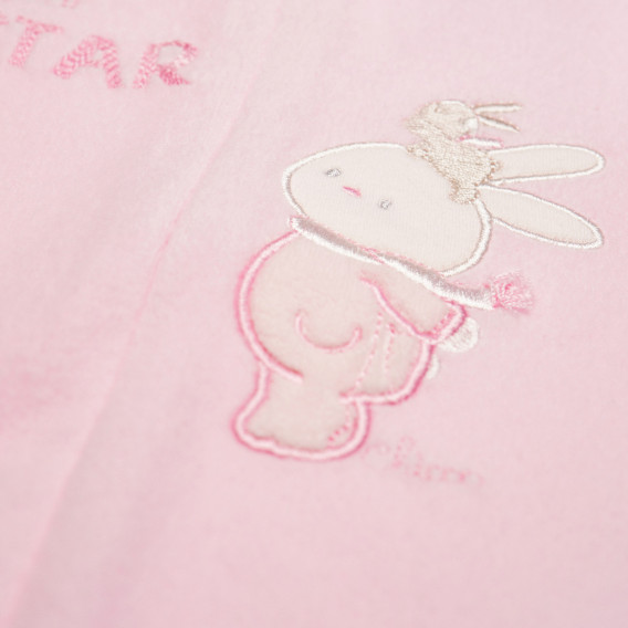 Ροζ μακρυμάνικο φορμάκι με φερμουάρ για μωρό Chicco 32818 3