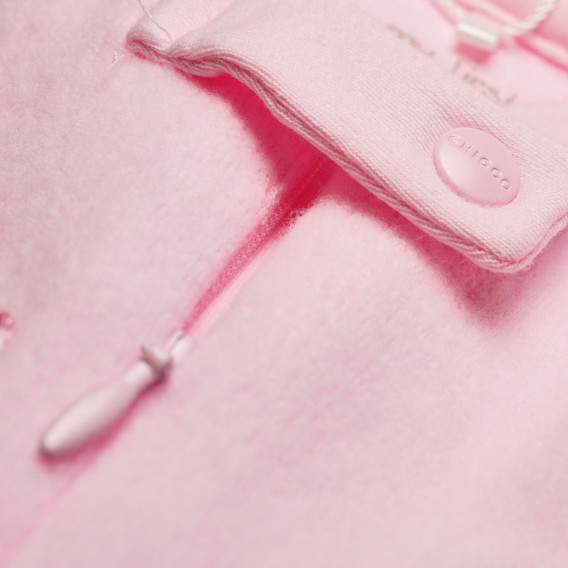 Ροζ μακρυμάνικο φορμάκι με φερμουάρ για μωρό Chicco 32819 4