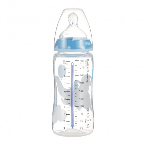 Μπιμπερό πολυπροπυλένιου First Choice, Termo Control DUMBO με πιπίλα μεσαίας ροής για μωρό 6-18 μηνών, 300 ml.  NUK 328269 2