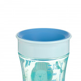 Μπλε κύπελλο πολυπροπυλενίου Evolution Magic Cup με μαγική λάμψη στο σκοτάδι 230 ml.  NUK 328365 4