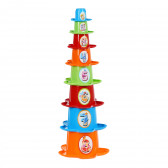 Εκπαιδευτικός πύργος με 8 μπολ για 1+ παιδιά Furkan toys 328366 