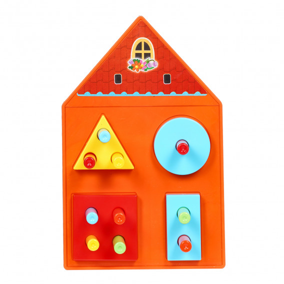 Εκπαιδευτικό παιδικό σπίτι με γεωμετρικές φιγούρες Furkan toys 328382 