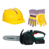 Σετ εργασίας Bosch: αλυσοπρίονο + κράνος + γάντια BOSCH 329314 