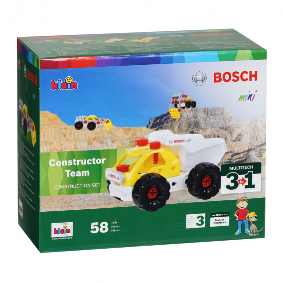 Παιδικό κιτ συναρμολόγησης Bosch 3 σε 1, CONSTRUCTOR BOSCH 329445 6