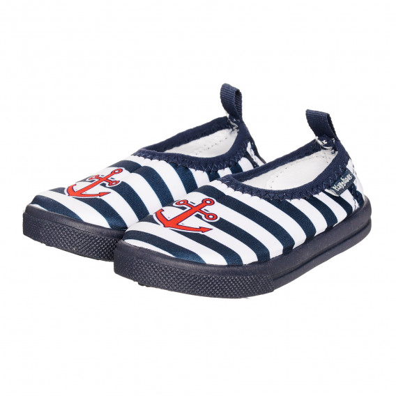 Παπούτσια θαλάσσης με στάμπα άγκυρα , πολύχρωμα Playshoes 329498 