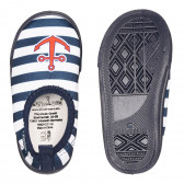Παπούτσια θαλάσσης με στάμπα άγκυρα , πολύχρωμα Playshoes 329500 3