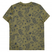 Πράσινο μπλουζάκι με στάμπες εξωγήινων Chicco 330956 4