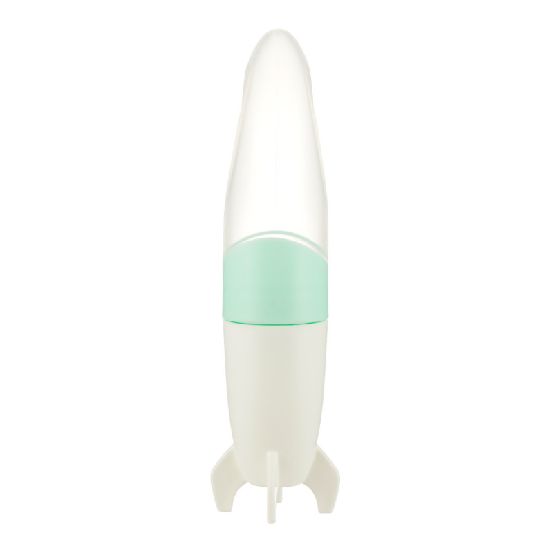 Μπουκάλι σιλικόνης με κουτάλι, Rocket 90 ml., Πράσινο χρώμα  331422