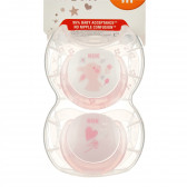 Πιπίλα 2 τμχ ροζ, για μωρά 0-6 μηνών NUK 331457 4