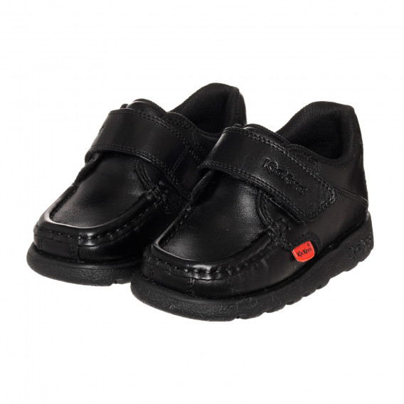 Μαύρα κομψά παπούτσια από γνήσιο δέρμα. KICKERS 331849 