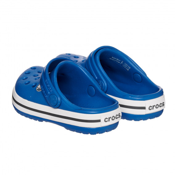 Μπλε λαστιχένιες παντόφλες CROCS 331961 2