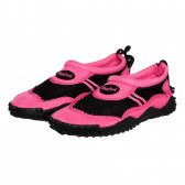 Ροζ παπούτσια aqua με μαύρες πινελιές Playshoes 332071 