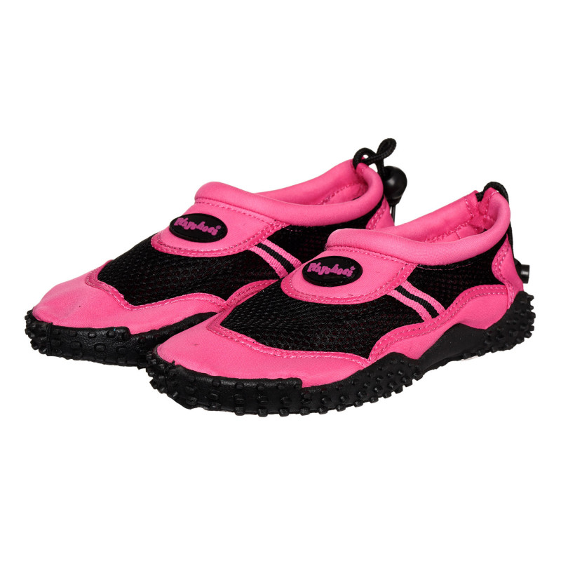 Ροζ παπούτσια aqua με μαύρες πινελιές  332071