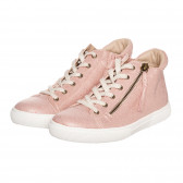 Ροζ αθλητικά παπούτσια με μπροκάρ εφέ Joules 332179 
