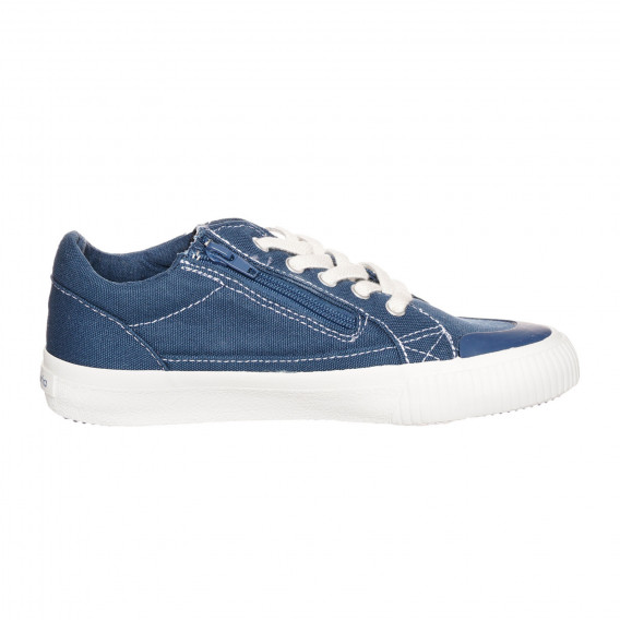 Μπλε αθλητικά παπούτσια με λευκές λεπτομέρειες VICTORIA 332302 3