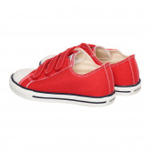 Κόκκινα αθλητικά παπούτσια με velcro VICTORIA 332426 2