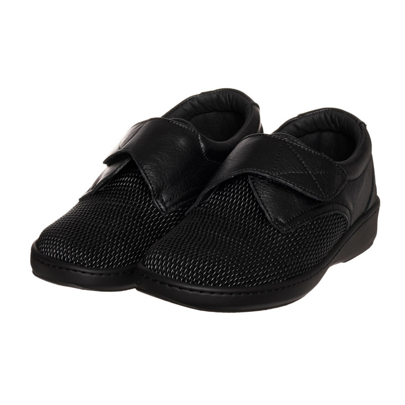 Μαύρα παπούτσια από γνήσιο δέρμα για αγοράκι  332584