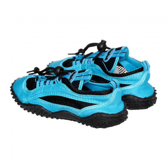 Μπλε παπούτσια νερού με μαύρες λεπτομέρειες Playshoes 332662 2