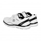 Λευκά αθλητικά παπούτσια με μαύρες λεπτομέρειες  Brutting 332679 2